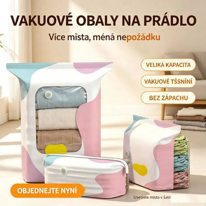 【Sada 5 kusů】Velké kompresní úložné tašky - Ideální pro úsporu zavazadel a místa doma