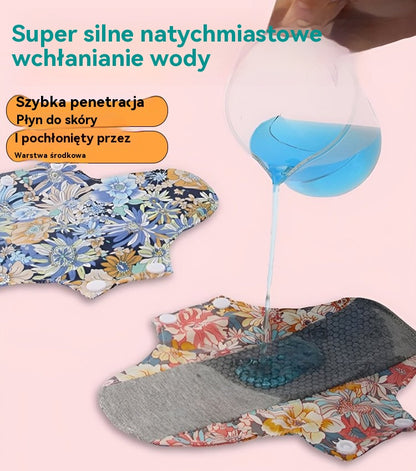 🌈Prane, antybakteryjne podpaski higieniczne z bawełny i grafenu 4204780