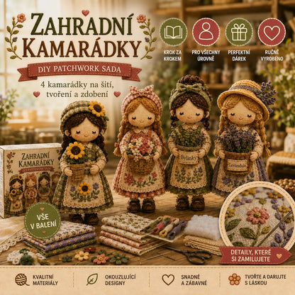 🧵🎁Poslední den: Využijte slevu 49 %!  Miniaturní patchworková sada ze série Miniature World.