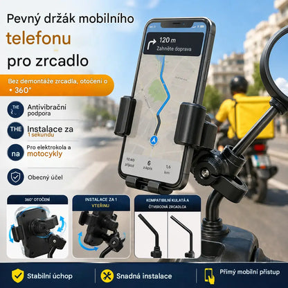 🚴 Držák telefonu na motorku s bezpečným úchopem