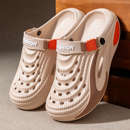 👟 Sleva 50 % 🌬️ Pánské univerzální sandály s tlustou podrážkou z EVA: protiskluzové, super lehké a prodyšné, ideální na pláž, sport i každodenní nošení 🏃‍♂️