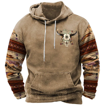 🔥[S-5XL]męska, pogrubiona bluza 3D z długimi rękawami, zapewniająca ciepło i zimno jesienią i zimą