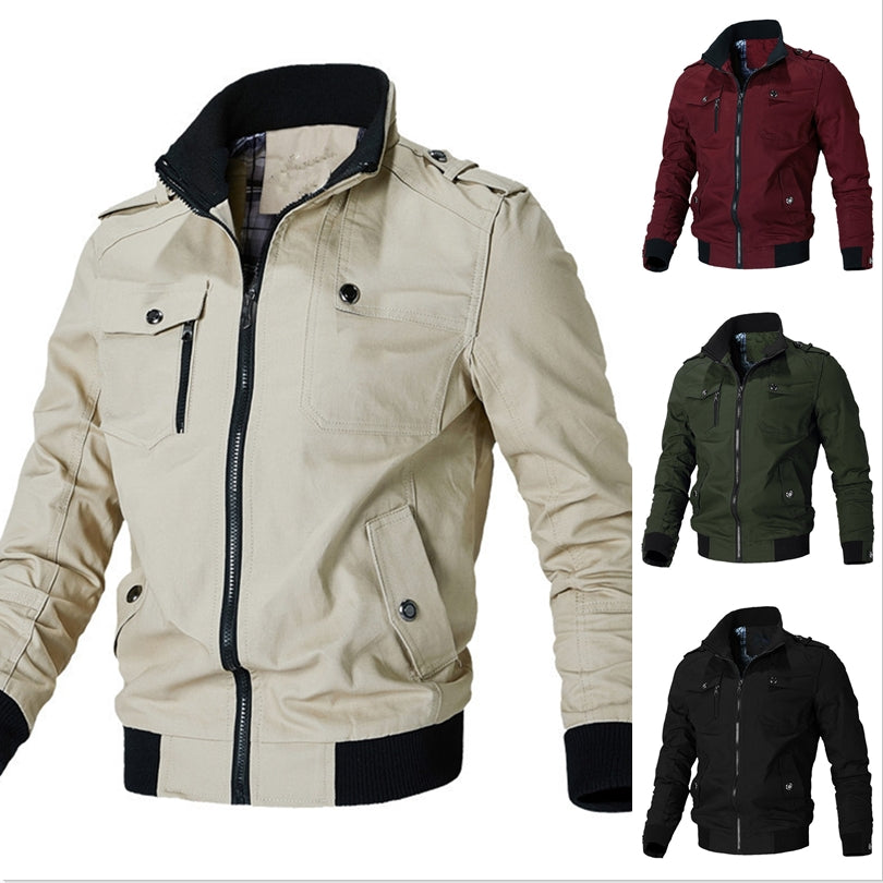 👍🔥 [M-5XL] Νέο ανδρικό στρατιωτικό μπουφάν, βαρύ, υψηλής ποιότητας, ζεστό 4151810