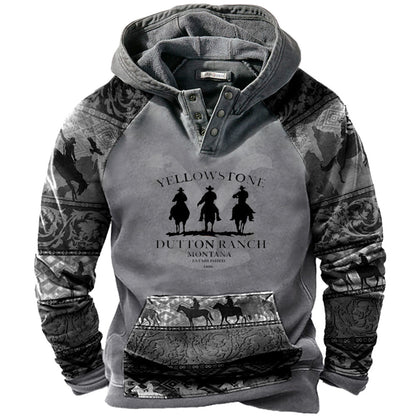 🔥[S-5XL]męska, pogrubiona bluza 3D z długimi rękawami, zapewniająca ciepło i zimno jesienią i zimą 4225467