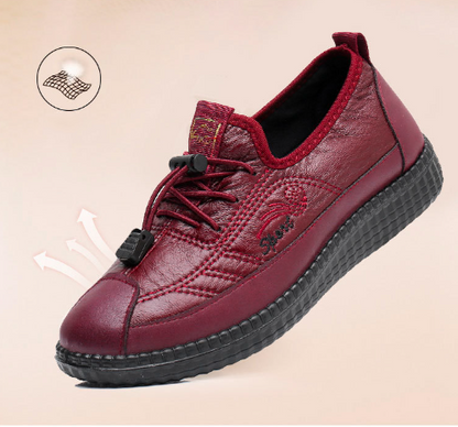 🩰【35-41】Damskie buty z miękką podeszwą i antypoślizgowymi małymi skórzanymi butami 3756487