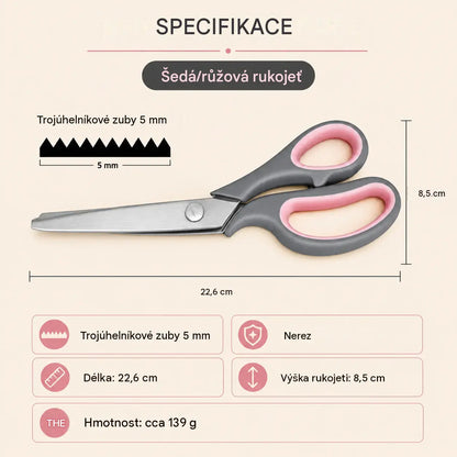 ✂️✨🧵Multifunkční řemeslné nůžky, snadno vytvořte nádhernou krajku!