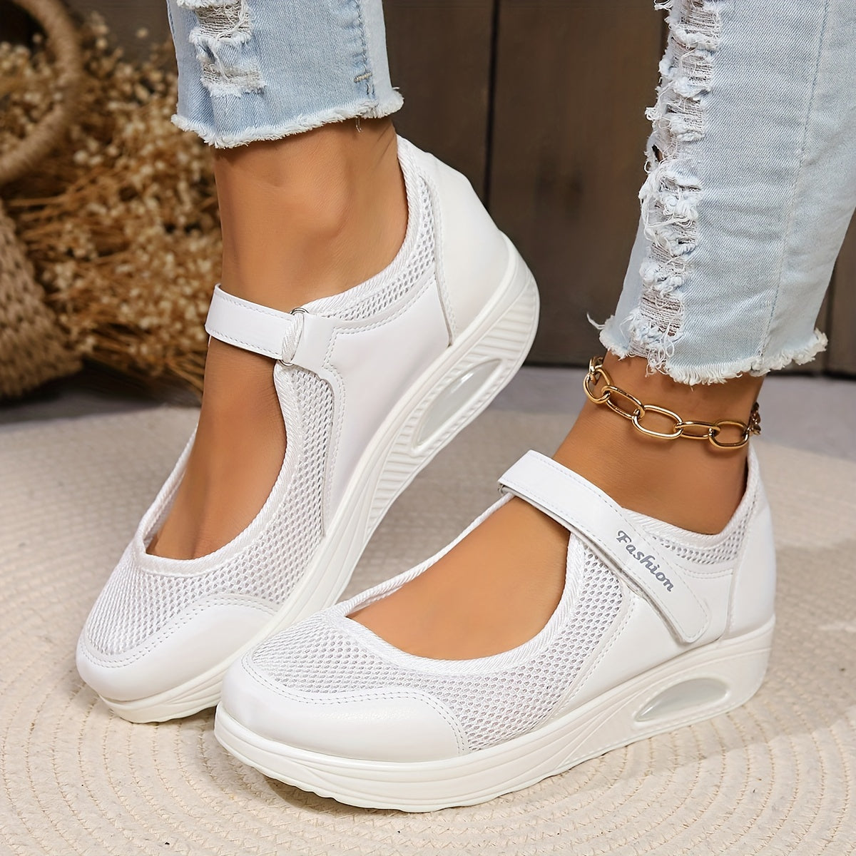 🔥【35-43】Wygodne buty z siateczki na poduszce powietrznej w nowym stylu-3895396