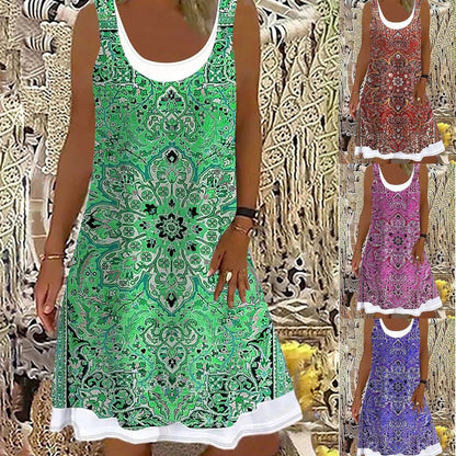 👗【50% έκπτωση】💖【S-5XL】Νέο μοντέρνο γυναικείο φόρεμα Casual του 2026, με τυπωμένο σχέδιο, κατάλληλο για διάφορες περιστάσεις