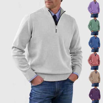 ⭐【L–5XL】Nov moden, udoben in topel moški pleten pulover za jesen in zimo