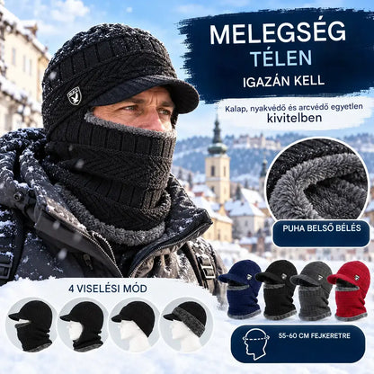🔥 1+1 ingyen! Vastag gyapjú egybesapka – szél- és fülvédővel 🧢 Tökéletes a hideg téli napokra, szabadtéri programokhoz! ✨
