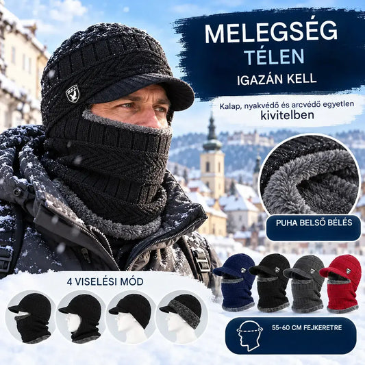 🔥 1+1 ingyen! Vastag gyapjú egybesapka – szél- és fülvédővel 🧢 Tökéletes a hideg téli napokra, szabadtéri programokhoz! ✨