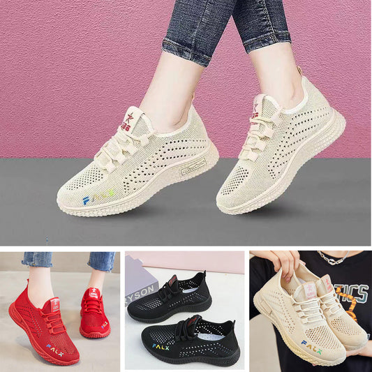 🔥🔥【35-40】😍2024 Damskie oddychające tenisówki z siateczki-3588443