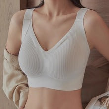 😍【4 sztuki】Biustonosz bezszwowy modelujący piersi❤️【40-95KG】-3981774