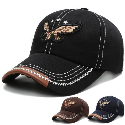 🔥 Najlepiej sprzedające się produkty💙Czapka baseballowa z haftowanym orłem