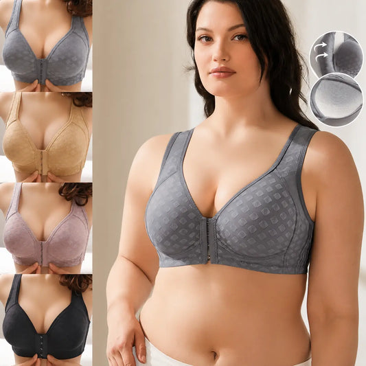 ⏳🔥Kupte jeden a dostanete dva🔥【3dílná】Vysoce kvalitní bezešvá push-up podprsenka, módní a sexy