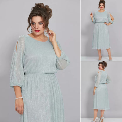 💖💖【S-5XL】🍁🍂Elegancka sukienka jesienno-zimowa w nowym stylu