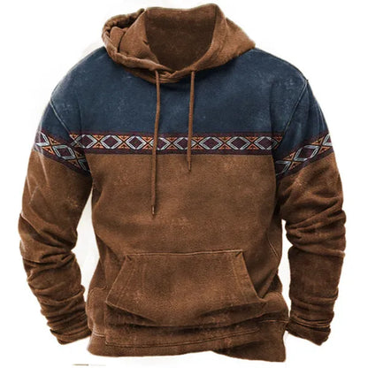 🔥[S-5XL]męska, pogrubiona bluza 3D z długimi rękawami, zapewniająca ciepło i zimno jesienią i zimą