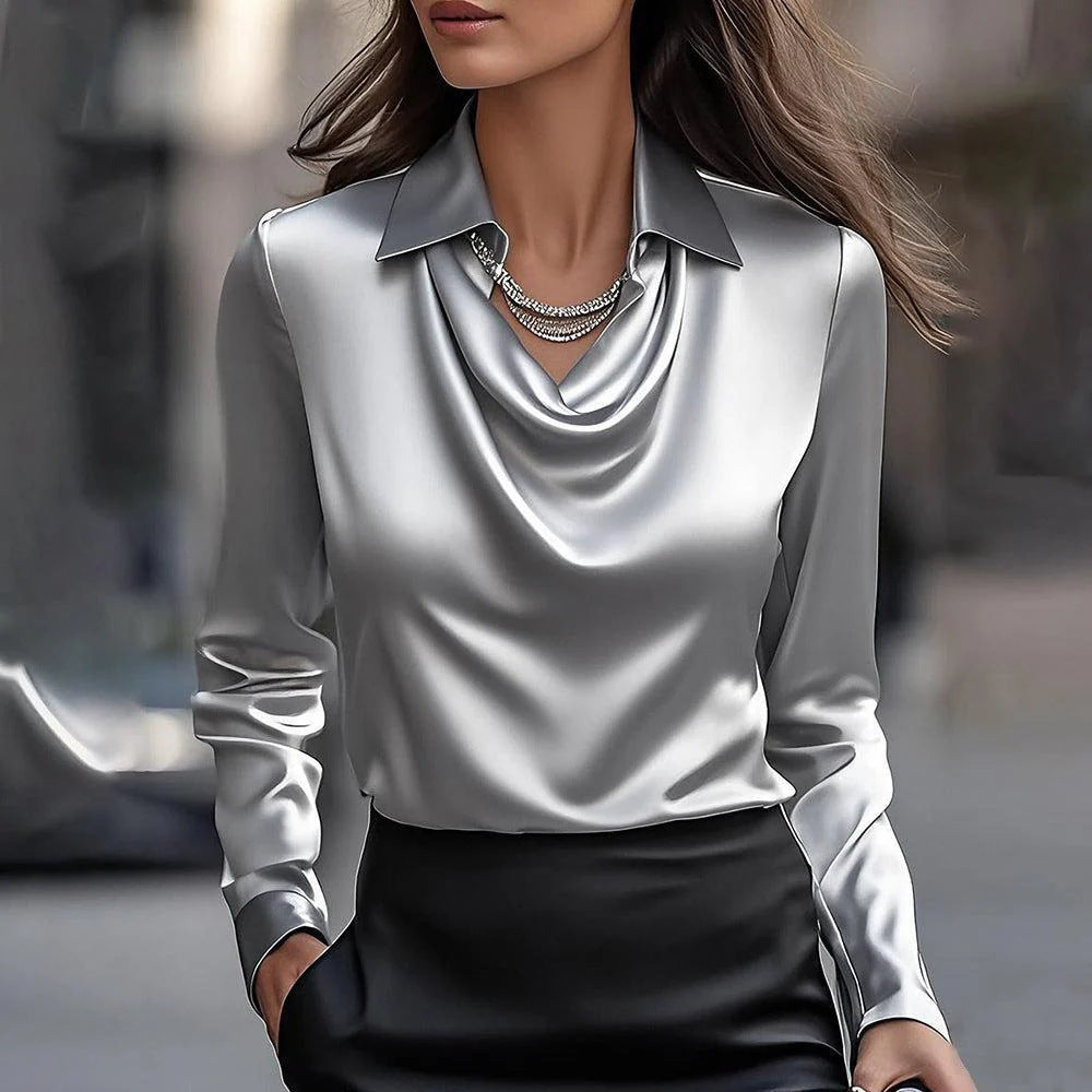 🔥🍁【Jesienna nowość】【S-3XL】🌷Nowa prosta i elegancka koszula damska-4094985
