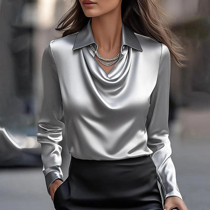 🔥🍁【Jesienna nowość】【S-3XL】🌷Nowa prosta i elegancka koszula damska-4094985