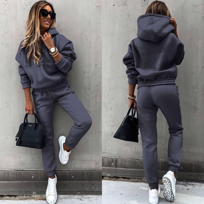 🔥 Poslední den – sleva 50 % 💖【S–XL】Módní dámská sportovně-ležérní souprava na podzim a zimu, dlouhý rukáv + dlouhé kalhoty ✅ Platba na dobírku