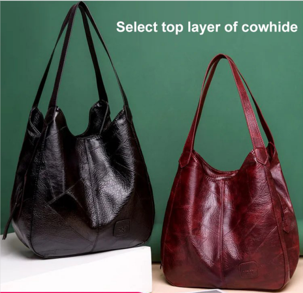 💖👜💖Nowa torba na ramię o dużej pojemności z miękkiej skóry 3766805
