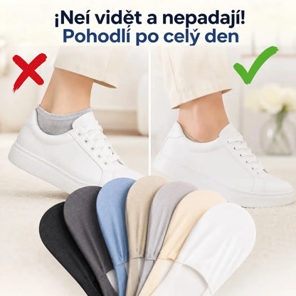 【10 párů】Pánské letní lehké a prodyšné kotníkové ponožky – pohodlné a neviditelné