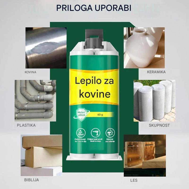 【Komplet 3 kosov】 23 evrov🔥Časovno omejen 50% popust! 🛠️Visoko trdno lepilo za popravilo kovin AB