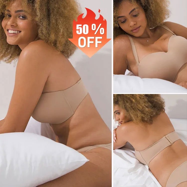 【🔥 Kup 2, a 1 otrzymasz gratis】👙【3/6  sztuki】 Letni, niewidoczny, antypoślizgowy biustonosz bez ramiączek o cienkim przekroju seksowna bielizna push-up-4073020
