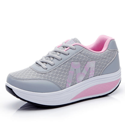 🔥【35-43】🦄 Letnie modne damskie siateczkowe oddychające lekkie i wygodne buty sportowe-4083278