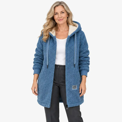 🧥❄️ Dámská zimní bunda s kapucí 【1 kus – velikosti M–3XL】, teplá a měkká, dostupná ve 4 barvách.