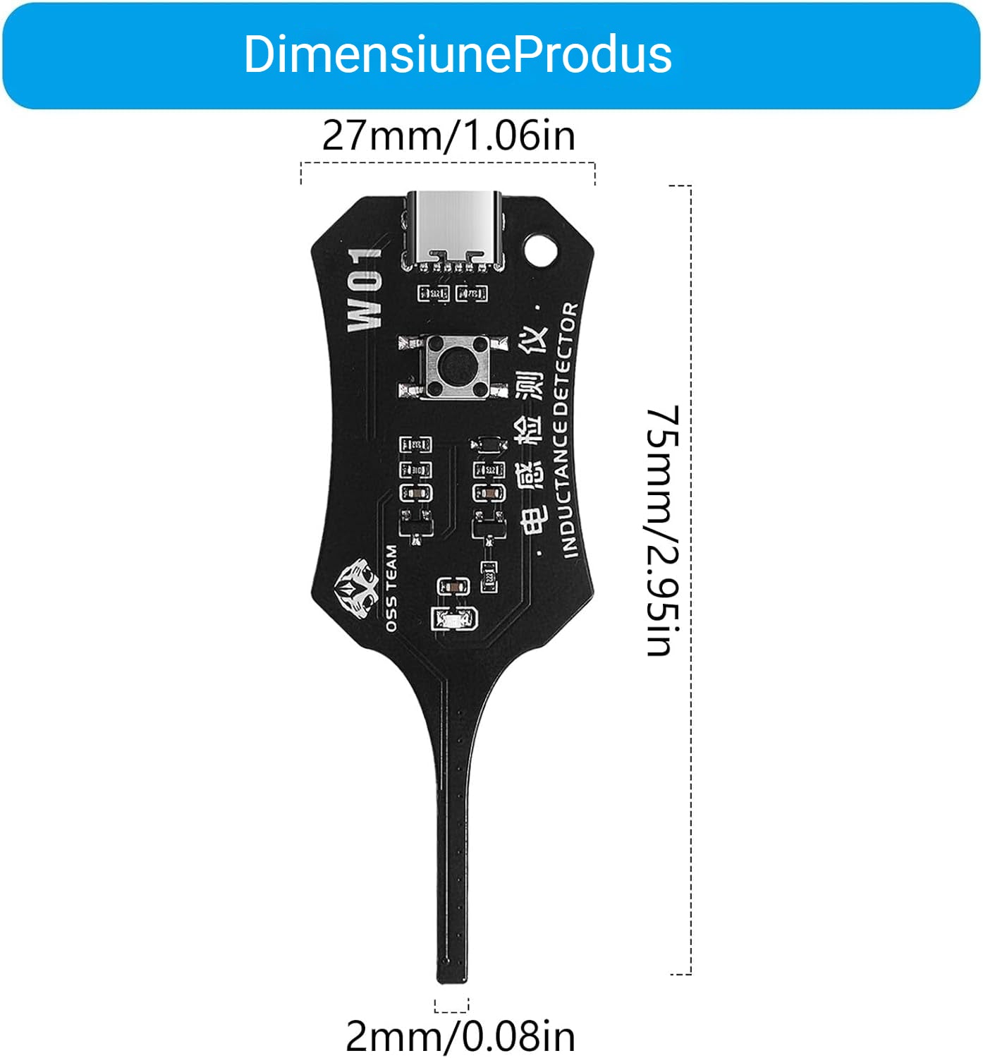 ⚡ 【Compra uno y llévate otro gratis】Probador de inductancia OSS: Soluciona problemas rápidamente en dispositivos electrónicos
