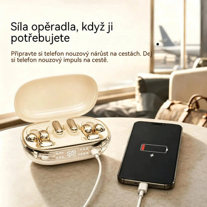 Bezdrátová sluchátka, na výběr z více variant, včetně praktického pouzdra pro nouzové uložení ✨ Platba na dobírku