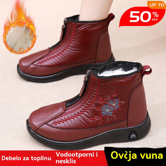 【36-41】Nové zimní teplé maminkovské boty, vyrobené s fleecovou podšívkou a zesíleným materiálem 4176933