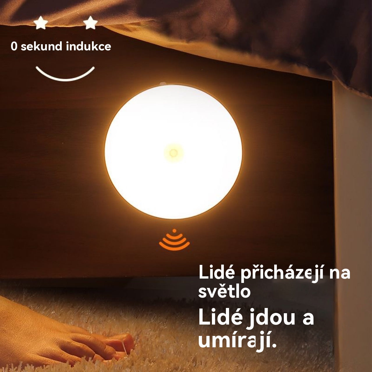 【Kupte 1 a dostanete 1 zdarma】🏡💡Inteligentní LED lampa s indukcí lidského těla, pohodlné a praktické nabíjení-4156733