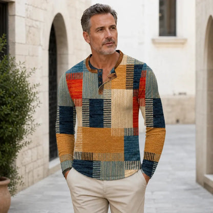 😎Nova moška polo majica z dolgimi rokavi velike velikosti【S-4XL】