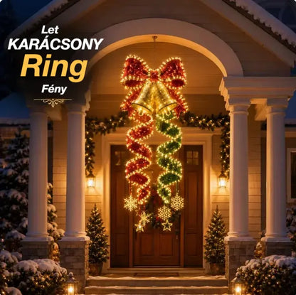 🎄 Karácsonyi varázslatos spirál alakú LED függesztékek kollekciója ✨