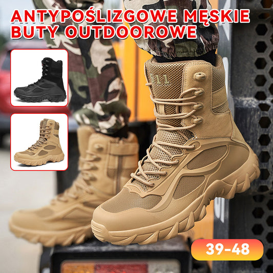 ♥️♥️【Nowy produkt】Męskie buty outdoorowe za kostkę i buty wojskowe w dużych rozmiarach-4155386