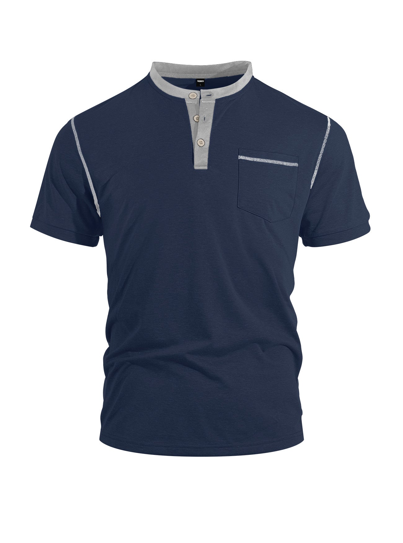 【S-3XL】Pánské letní polo tričko s barevnými bloky
