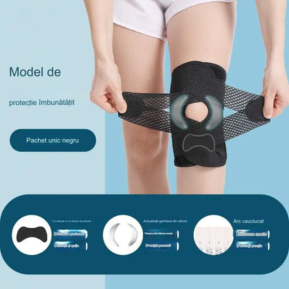 🦵🦵【1+1 zdarma】 Dvojitá pružinová sportovní bandáž na koleno, vhodná pro běh, cyklistiku, míčové sporty a další sportovní aktivity