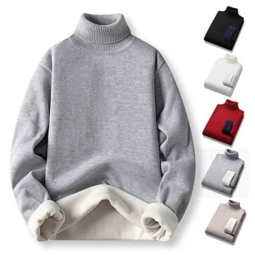 【🔥M-4XL】 2024 w nowym stylu, lekki, luksusowy męski sweter z golfem, kaszmirowy sweter biznesowy na co dzień-3810652