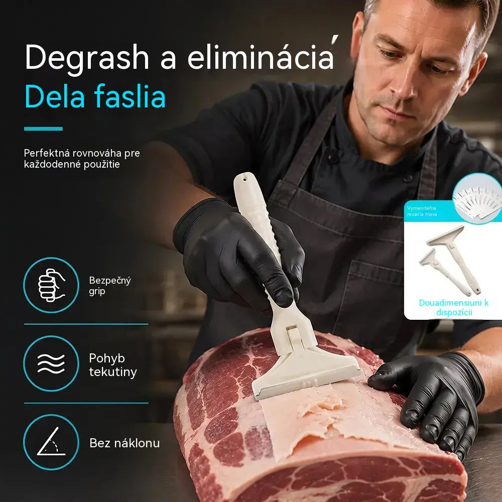 【2 rukojeti + 20 čepelí】✂️ Víceúčelový holicí strojek na prasata a jehňata – Ocelová čepel na odstraňování chlupů, odmašťování a čištění pokožky 🥩