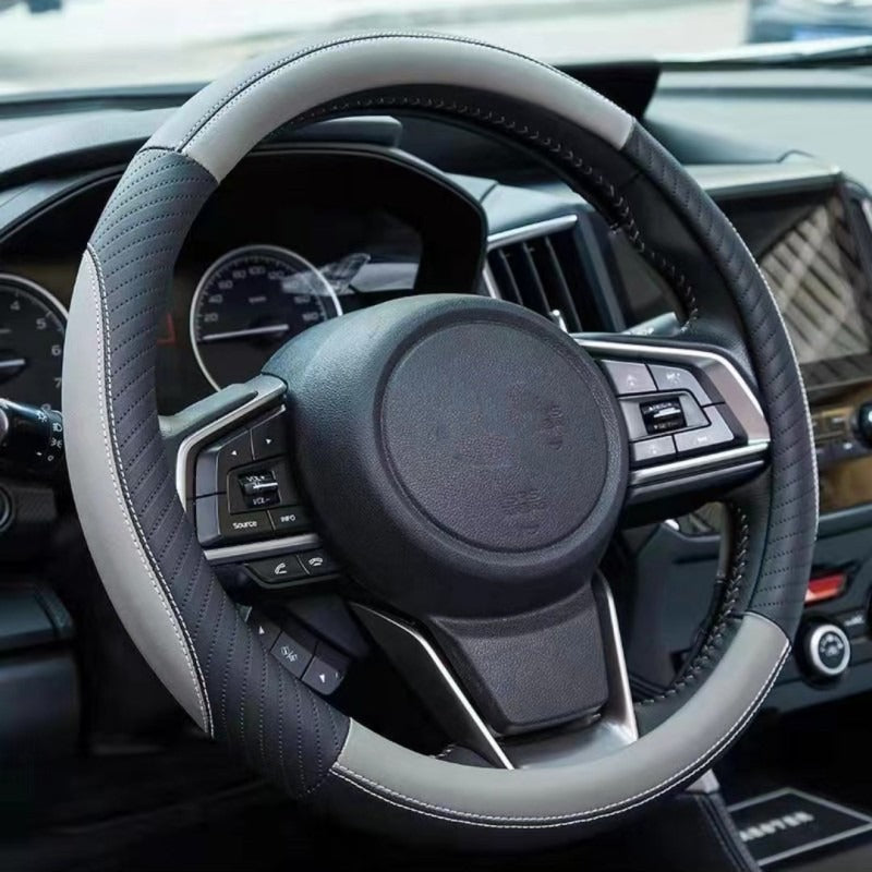 🔥Potah na volant z pravé kůže - Univerzální potah na volant do auta, protiskluzový, odolný