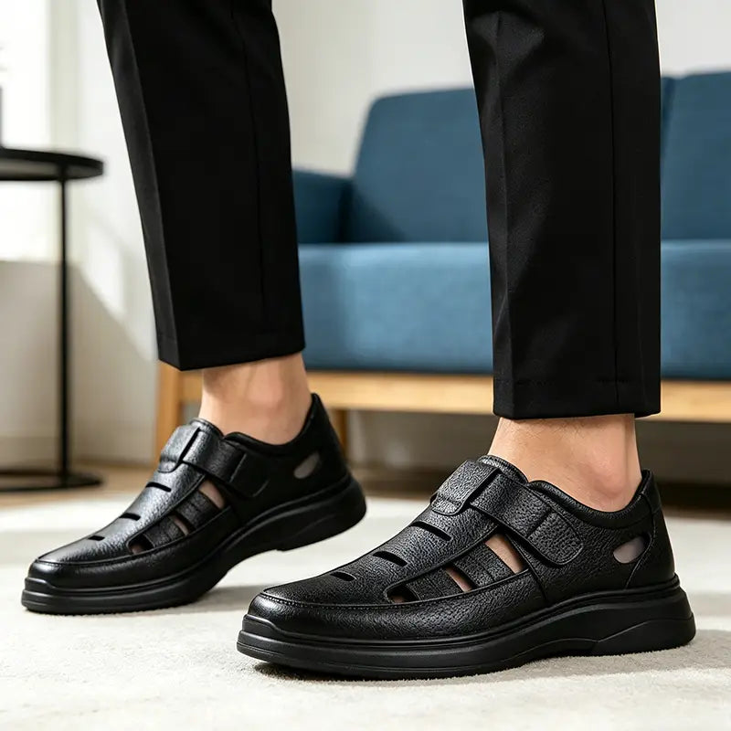 【40-45】Pánské letní boty z pravé kůže – extrémně prodyšné, pohodlné na chůzi! 👞🌬️