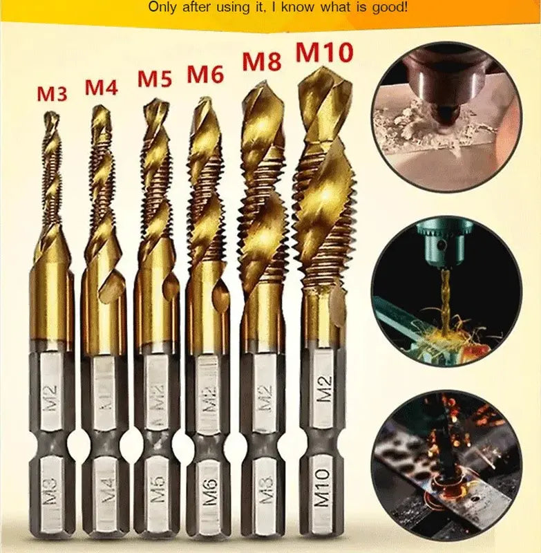 🔥【Kupte 6 kusů a získejte 6 zdarma (12 kusů)】🧰🔩 Sada víceúčelových vrtáků