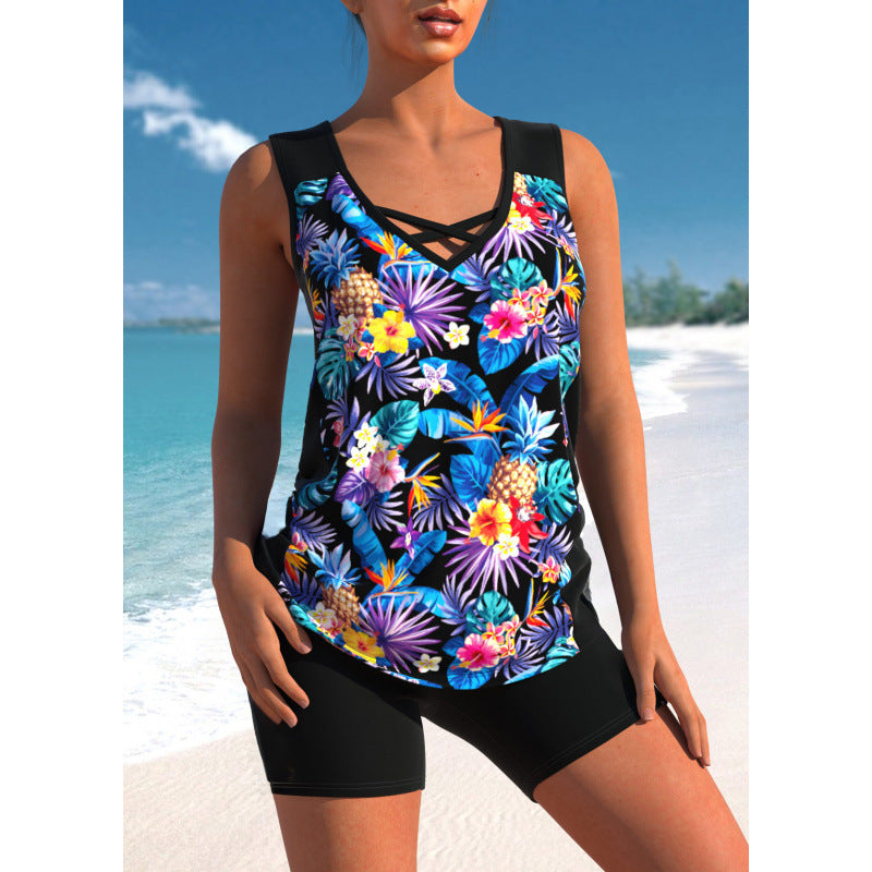 🏖️ Poslední den s 50% slevou【S-5XL】Nové lehké plavky s módním potiskem, rychleschnoucí materiál, prodyšné a pohodlné.🌊👙