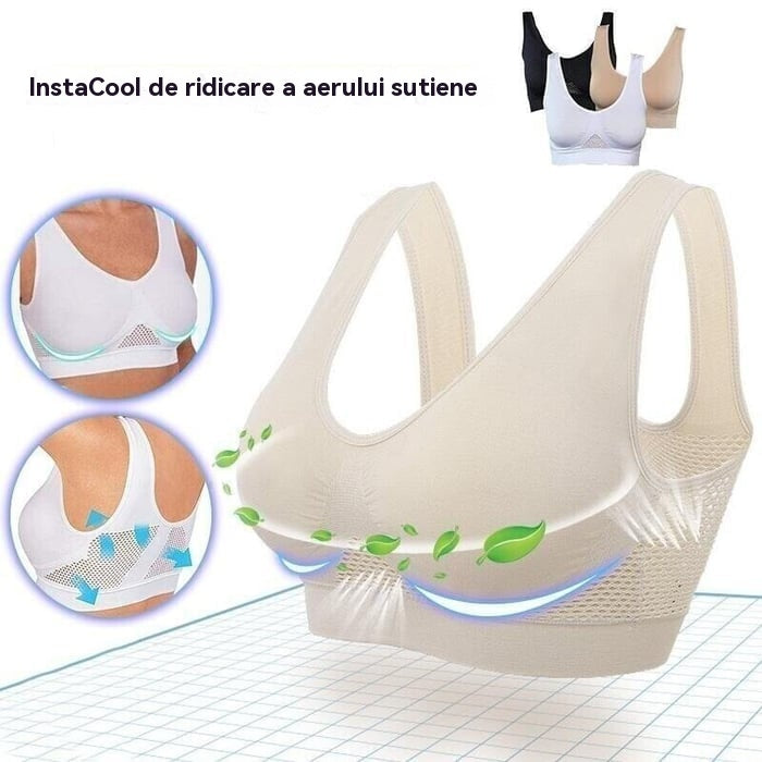 🥰【3 szt.】Biustonosz sportowy w dużym rozmiarze, oddychający✨❤️【40-120KG】-4223508