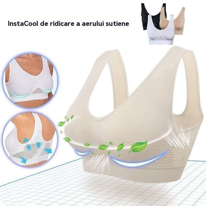 🥰【3 szt.】Biustonosz sportowy w dużym rozmiarze, oddychający✨❤️【40-120KG】-4223508