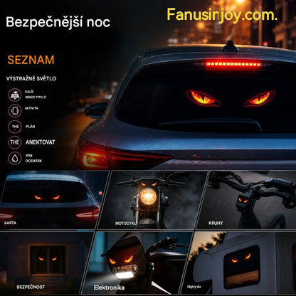 🚗👀⭐ Solární LED výstražná světla do auta | Přitahují veškerou pozornost, zvyšují bezpečnost jízdy – bezdrátový design, automatická detekce, vysoká všestrannost ✨