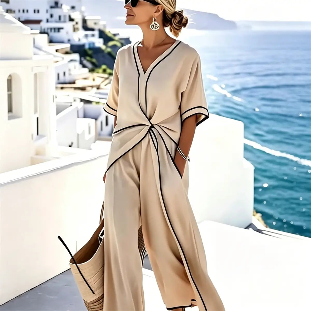 【S-3XL】Nové šaty v boho stylu: elegantní, sofistikované maxi šaty – ideální do práce i na každodenní nošení.
