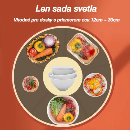 💖🔥【100 jednotek】Jednorázové víčko na ochranu čerstvosti potravin, rychlá a snadná ochrana potravin